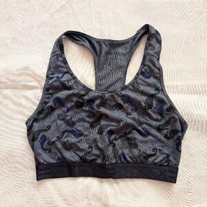 Tomboyx Grey Sea Horse Swimwear Top (small)